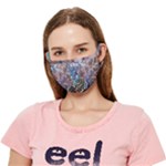 Abstract blend V Crease Cloth Face Mask (Adult)