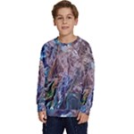 Abstract blend V Kids  Crewneck Sweatshirt