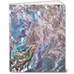 Abstract blend V 8  x 10  Softcover Notebook