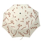 Abstract Arrow Sign Love Aesthetic Folding Umbrellas