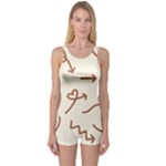 Abstract Arrow Sign Love Aesthetic One Piece Boyleg Swimsuit