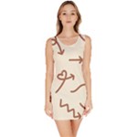 Abstract Arrow Sign Love Aesthetic Bodycon Dress