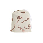 Abstract Arrow Sign Love Aesthetic Drawstring Pouch (Medium)