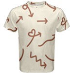 Abstract Arrow Sign Love Aesthetic Men s Cotton T-Shirt