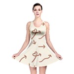 Abstract Arrow Sign Love Aesthetic Reversible Skater Dress