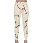 Abstract Arrow Sign Love Aesthetic Classic Yoga Leggings