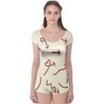 Abstract Arrow Sign Love Aesthetic Boyleg Leotard 