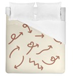 Abstract Arrow Sign Love Aesthetic Duvet Cover (Queen Size)
