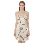 Abstract Arrow Sign Love Aesthetic Satin Night Slip