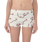 Abstract Arrow Sign Love Aesthetic Reversible Boyleg Bikini Bottoms