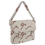 Abstract Arrow Sign Love Aesthetic Buckle Messenger Bag