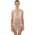 Abstract Arrow Sign Love Aesthetic Wrap Around Bikini Set