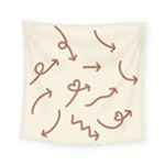 Abstract Arrow Sign Love Aesthetic Square Tapestry (Small)