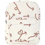 Abstract Arrow Sign Love Aesthetic Full Print Backpack