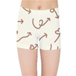 Abstract Arrow Sign Love Aesthetic Kids  Sports Shorts