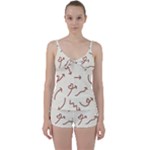 Abstract Arrow Sign Love Aesthetic Tie Front Two Piece Tankini