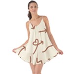 Abstract Arrow Sign Love Aesthetic Love the Sun Cover Up