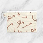 Abstract Arrow Sign Love Aesthetic Canvas Cosmetic Bag (Medium)