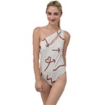Abstract Arrow Sign Love Aesthetic To One Side Swimsuit