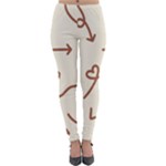 Abstract Arrow Sign Love Aesthetic Lightweight Velour Leggings
