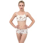 Abstract Arrow Sign Love Aesthetic Layered Top Bikini Set