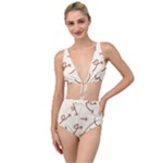 Abstract Arrow Sign Love Aesthetic Tied Up Two Piece Swimsuit