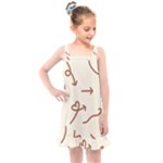 Abstract Arrow Sign Love Aesthetic Kids  Overall Dress