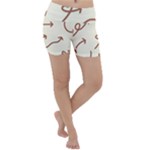 Abstract Arrow Sign Love Aesthetic Lightweight Velour Yoga Shorts