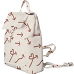 Abstract Arrow Sign Love Aesthetic Buckle Everyday Backpack