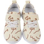 Abstract Arrow Sign Love Aesthetic Kids  Velcro Strap Shoes