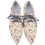 Abstract Arrow Sign Love Aesthetic Pointed Oxford Shoes