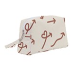 Abstract Arrow Sign Love Aesthetic Wristlet Pouch Bag (Medium)