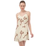 Abstract Arrow Sign Love Aesthetic Summer Time Chiffon Dress