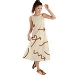 Abstract Arrow Sign Love Aesthetic Summer Maxi Dress