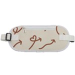 Abstract Arrow Sign Love Aesthetic Rounded Waist Pouch