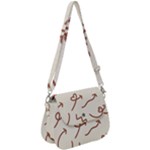 Abstract Arrow Sign Love Aesthetic Saddle Handbag