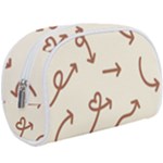 Abstract Arrow Sign Love Aesthetic Make Up Case (Large)