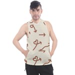 Abstract Arrow Sign Love Aesthetic Men s Sleeveless Hoodie