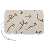 Abstract Arrow Sign Love Aesthetic Pen Storage Case (L)
