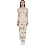 Abstract Arrow Sign Love Aesthetic V-Neck Camisole Jumpsuit
