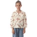 Abstract Arrow Sign Love Aesthetic Kids  Sailor Shirt