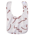 Abstract Arrow Sign Love Aesthetic Baby Bib