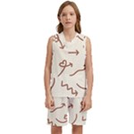 Abstract Arrow Sign Love Aesthetic Kids  Basketball Mesh Set