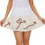 Abstract Arrow Sign Love Aesthetic Women s Skort