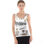 I Love Cooking Baking Utensils Knife Women s Basic Tank Top
