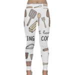I Love Cooking Baking Utensils Knife Classic Yoga Leggings