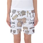 I Love Cooking Baking Utensils Knife Women s Basketball Shorts