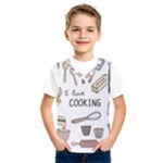 I Love Cooking Baking Utensils Knife Kids  Basketball Tank Top