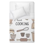 I Love Cooking Baking Utensils Knife Duvet Cover (Single Size)