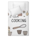 I Love Cooking Baking Utensils Knife Duvet Cover Double Side (Single Size)